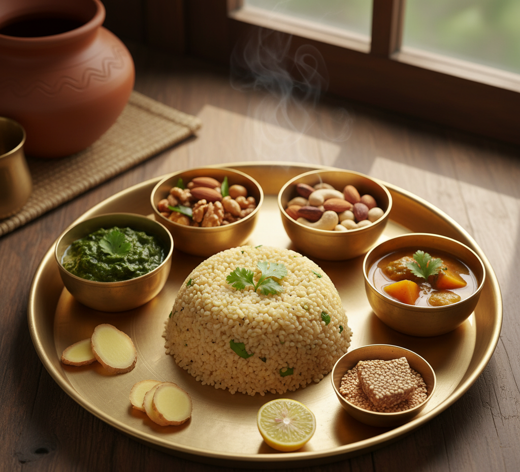 Nutritious Indian winter meal for warmth and immunity.