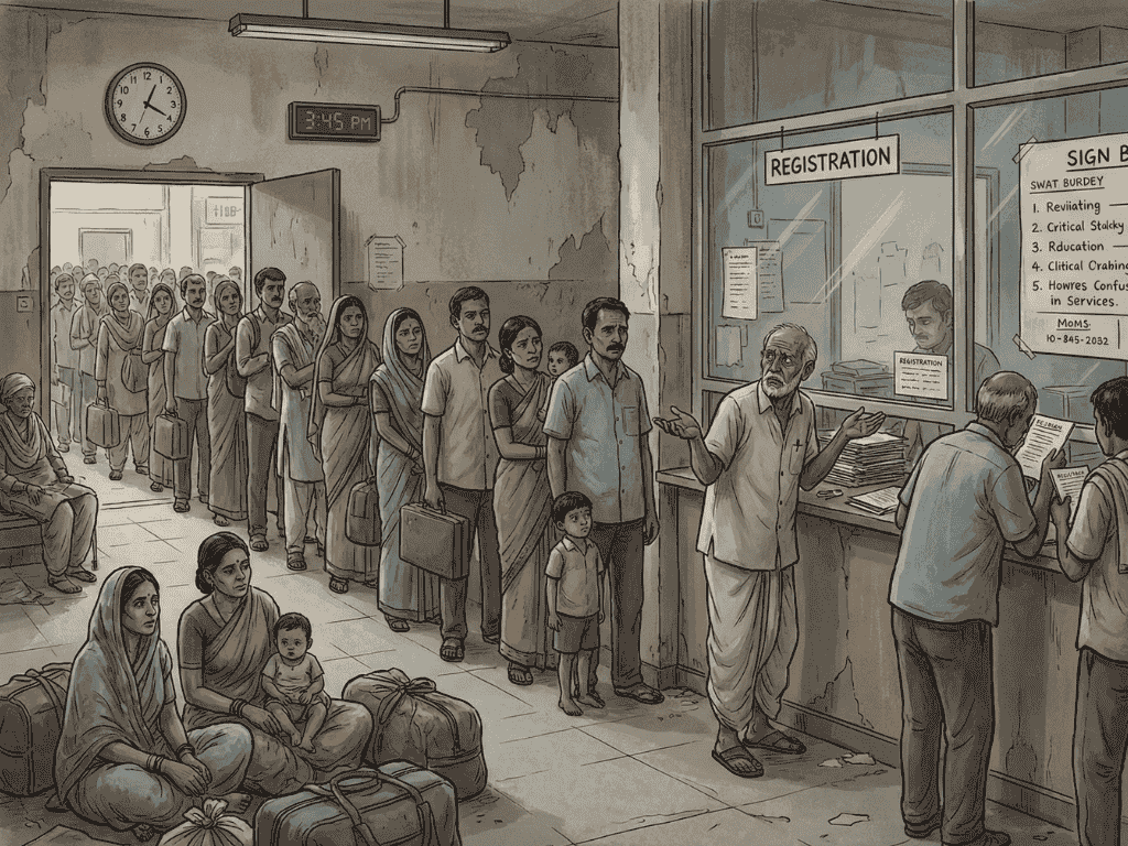 Common healthcare access problems faced by patients in India