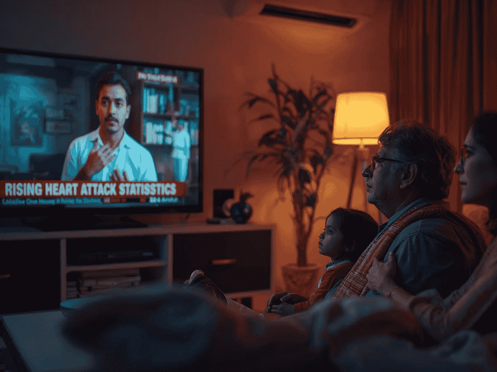 Increase of heart attack in India affecting families across age groups