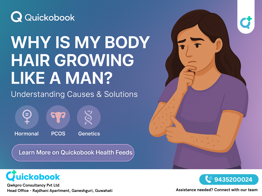 Why Is My Body Hair Growing Like A Man? Causes, Pcos Link & When To See A Gynaecologist