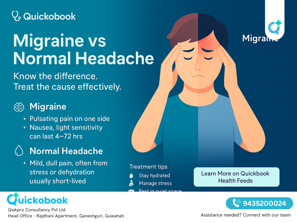 Migraine Vs Normal Headache – Key Differences And Treatments