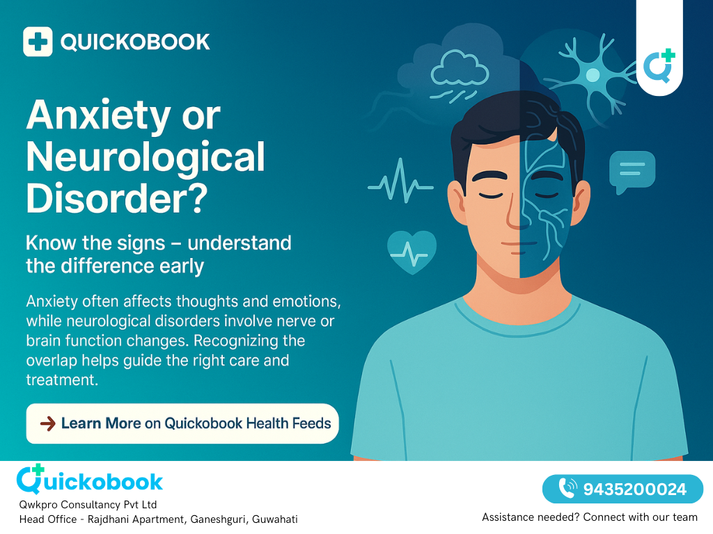 Anxiety Vs Neurological Disorders – How To Tell The Difference | Quickobook Guide