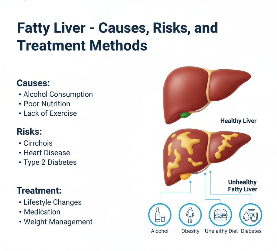 Fatty Liver – Causes, Risks, And Treatment Method