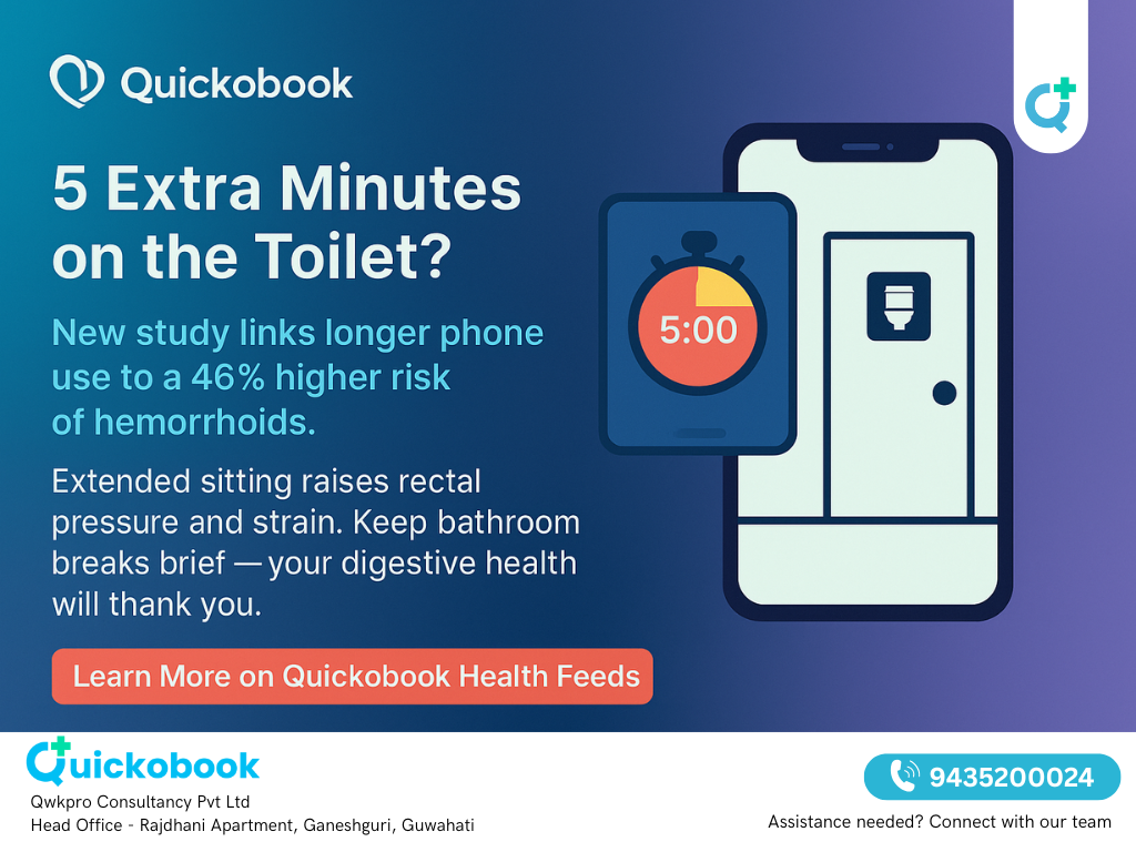 Just 5 Extra Minutes Of Scrolling On The Toilet Can Raise The Risk Of This Disease By 46%, New Study Warns